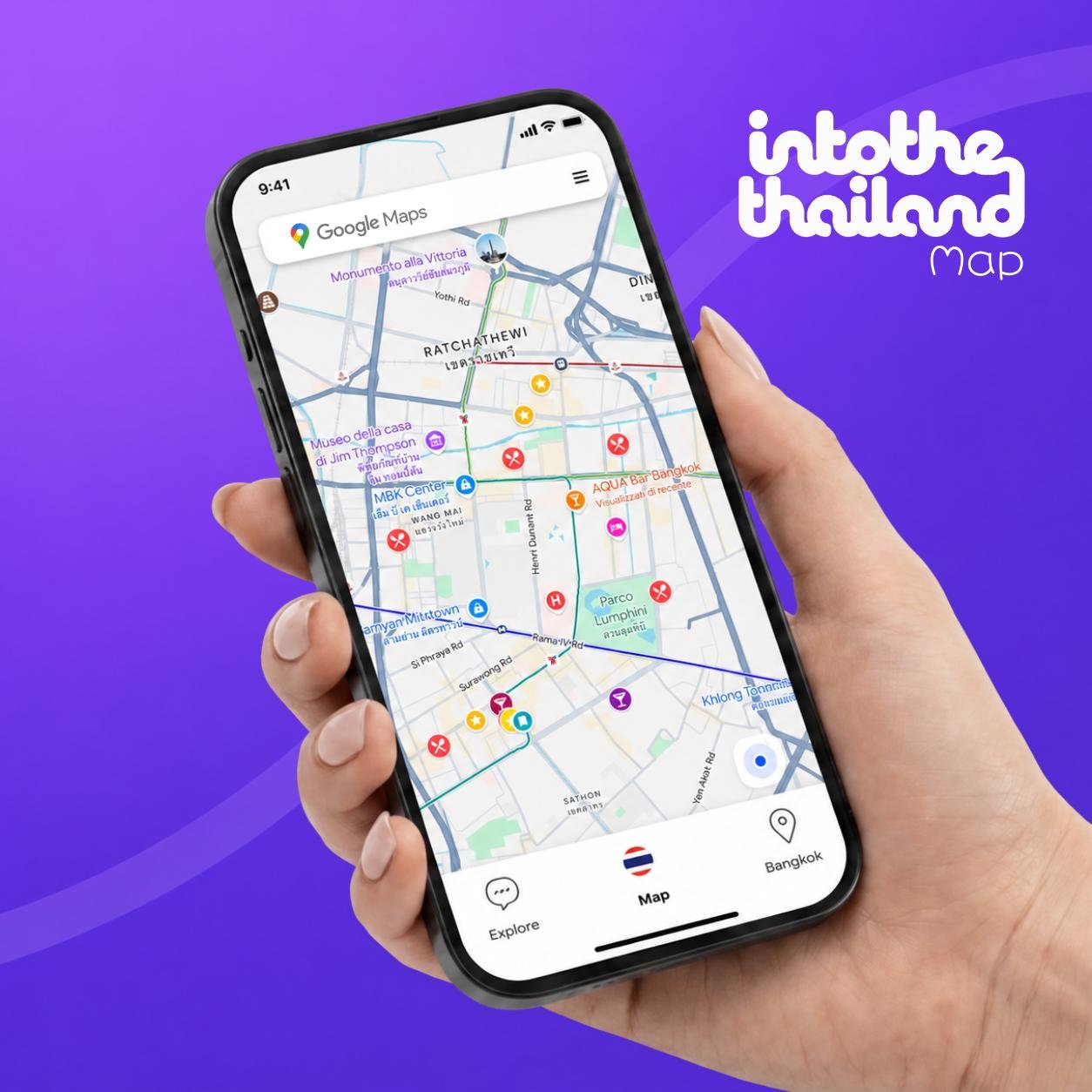 Home interactive google map intothethailand