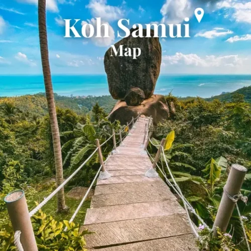 koh samui map product