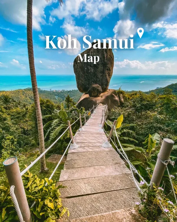 koh samui map product