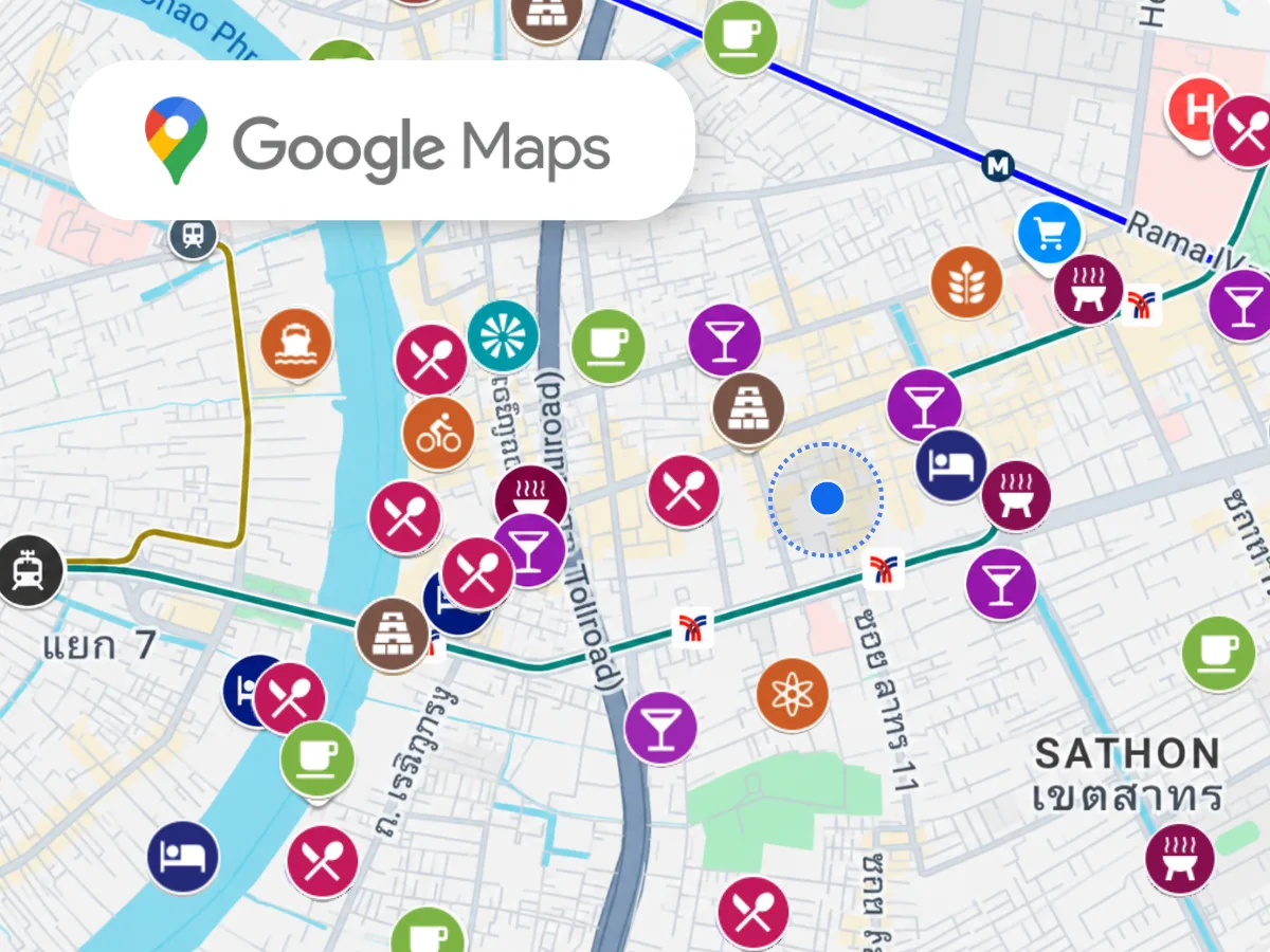 Home interactive google map intothethailand