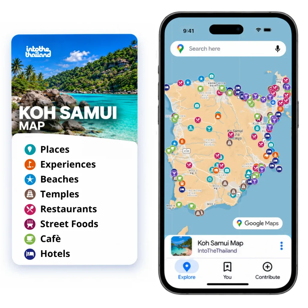 ko samui map official intothethailand